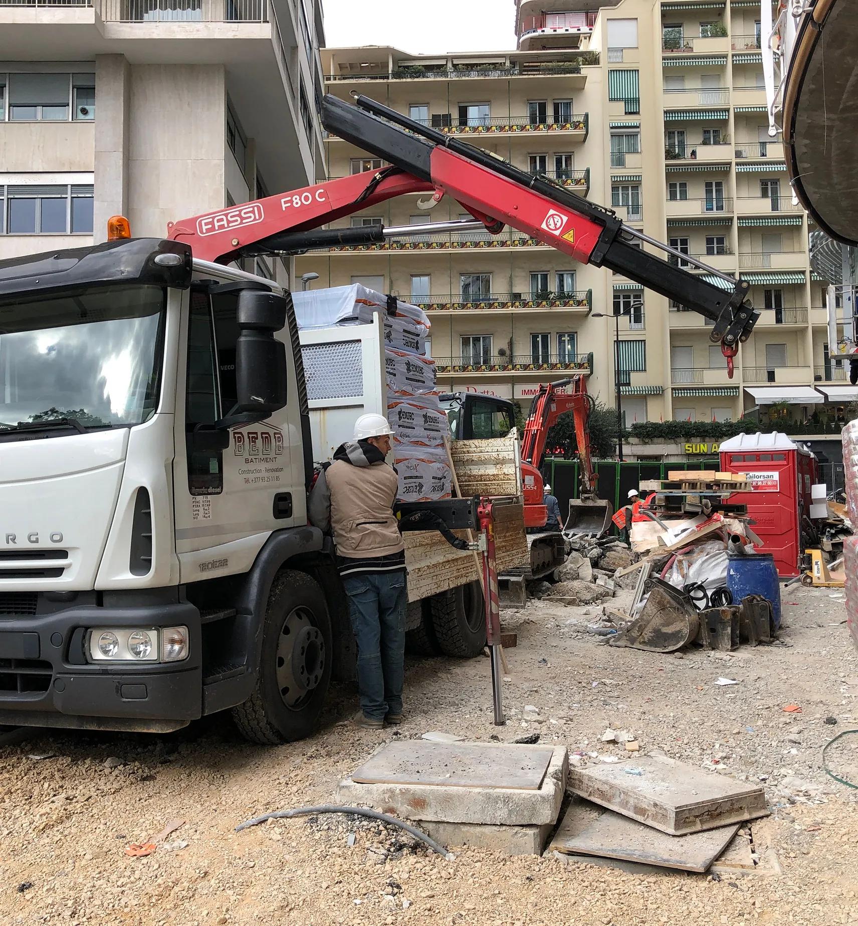 chantier camion