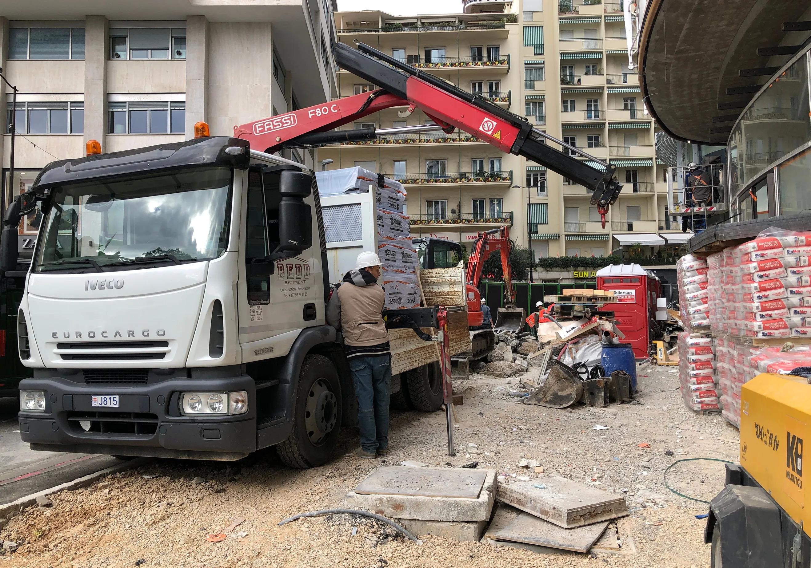 chantier camion